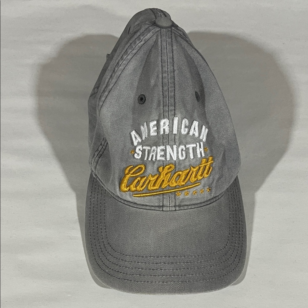 Carhartt Lot of Two Men's Gray Caps with Yellow Embroidery - Picture 2 of 15